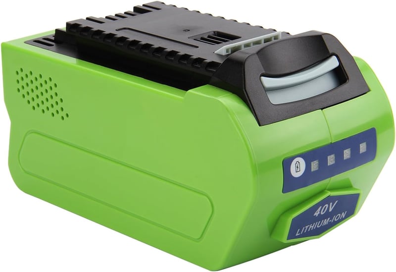 Exmate Li-Ion 40V 5.0Ah Akkumulátor GreenWorks G-MAX Szerszámokhoz - Kompatibilis 29472 29282 2601102 24252 29462 29302 29662 Modellekkel