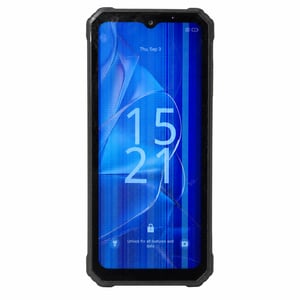 Smartphone robust Blackview BV6200 Pro 18GB RAM 128GB Negru — defect, funcționează parțial: ecran crăpat și cu linii pe afișaj