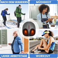 Breo elektromos lábmasszírozó gép melegítéssel, shiatsu és légkompresszió, 46-os méretig 9