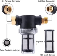 Hausdec vízszűrő adapter kerti tömlőhöz és magasnyomású mosóhoz 2