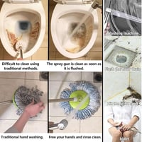 ANBOO Bidé Kézi Zuhanyszett Rozsdamentes Acélból - 150 cm Gégecsővel, Csapra Szerelhető Váltószeleppel, Fürdőszobai és Konyhai Használatra,  7