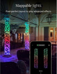 Twinkly 250 LED RGB okos fényfüzér, kültéri-beltéri, HomeKit/Alexa/Google kompatibilis, 20m 2