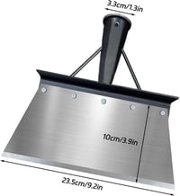 Wenosda Multifunkciós Kerti Ásó LAPSÓ 24 cm - Acél Gyomláló Lapát, Spatula és Tisztító Eszköz Kertészkedéshez 2