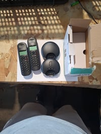 Bezdrôtový telefón Logicom ILOA 255T DECT, súprava Duo — chýbajú prepojovacie a napájacie káble (stav: pozri 2. obrázok) 2