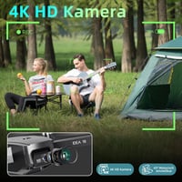 Toladrone 4K Kamerás Drón - Kefementes Motor, 5G WiFi, 40 km/h Sebesség, 30 Perc Repülési Idő, Felnőtteknek és Kezdőknek, Fekete 4