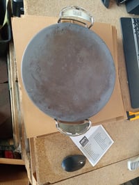 Weber Crafted 8861 kameň na pizzu na gril, rovnomerné udržiavanie tepla, chrumkavé cesto na pizzu, sivý, s oceľovými rukoväťami, používaný stav 2