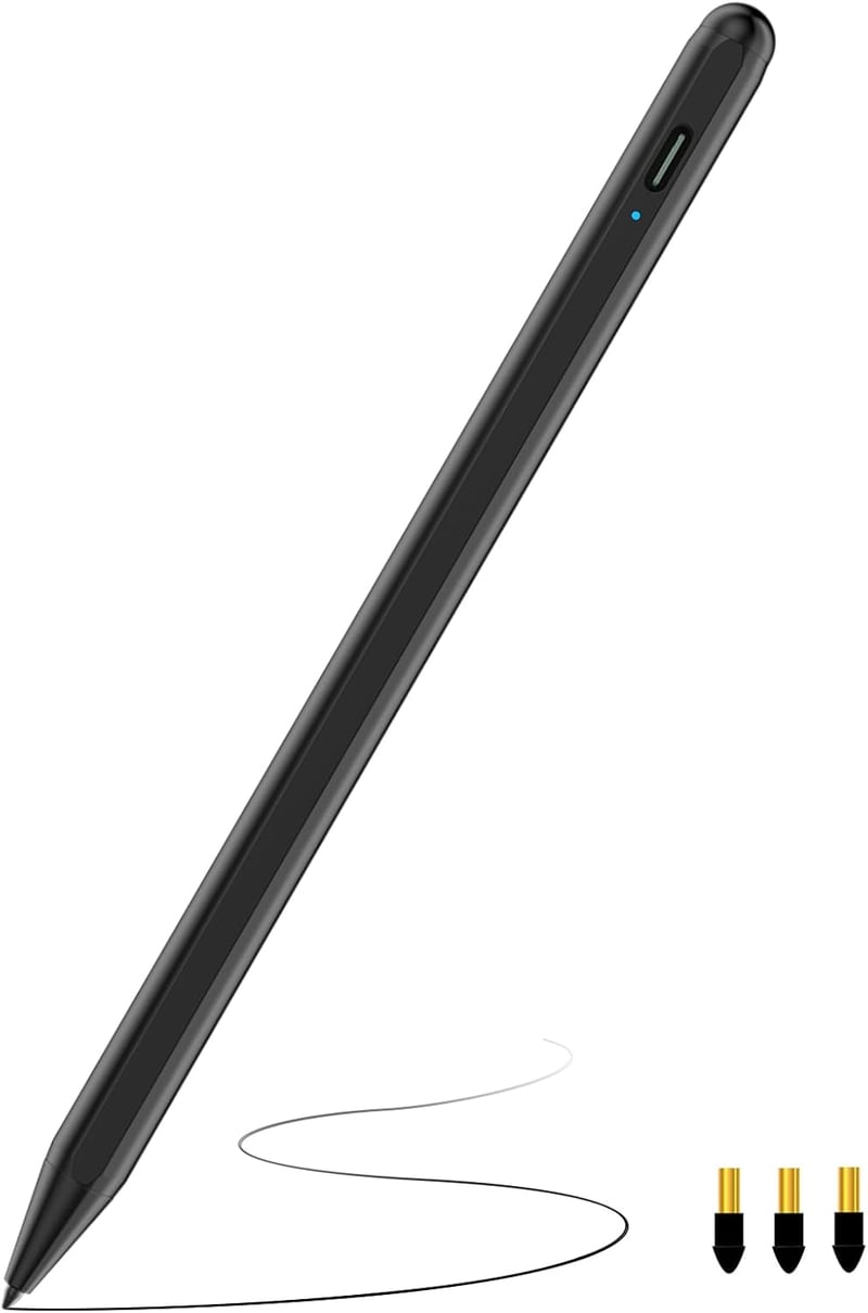 Apple iPad Stylus Toll - Kompatibilis Pro, Air, Mini Modellekkel (2018-2023)