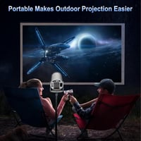 Thunrlge HY300 Mini Projektor 4K Kompatibilis - WiFi 6, BT5.2, Android 11, Netflix, 180° Forgatható, Automatikus Keystone Korrekció, HDMI/US - Standard" or "Vivid 9