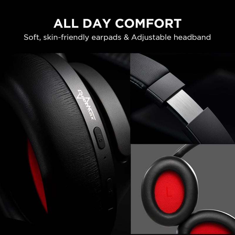 1More SonoFlow Zajszűrős Bluetooth Fejhallgató, 70 Órás Üzemidő, LDAC Hi-Res Vezeték Nélküli Hang, Fülre Illeszkedő, Tiszta Hívások, EQ Beál