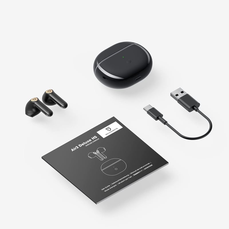 SoundPEATS Air3 Deluxe HS LDAC Hi-Res Bluetooth fülhallgató, ENC mikrofon, 20 órás üzemidő