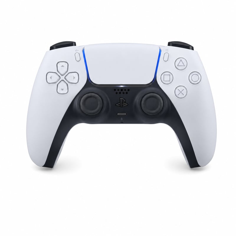 Bezdrôtový ovládač PlayStation DualSense pre PS5, biely — chybný, čiastočne funkčný: driftujúci joystick (stav: pozri 2. obrázok)