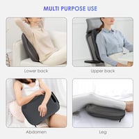 Comfier Shiatsu masszírozó párna melegítéssel, hordozható, nyak- és hátmasszázsra 6