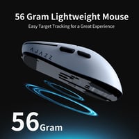 AJAZZ AJ159PRO Gaming Egér PAW3395 Szenzorral, Mágneses Töltővel, Vezeték Nélküli, Ergonomikus, 26K DPI, 8K Válaszidő, 400 mAh Akkumulátor,  4