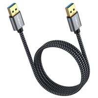 SUNGUY USB 3.0 Férfi-Férfi Kábel Nyomtatókhoz és Laptopokhoz, 5 Gbit/s, Szürke 1