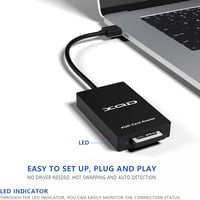 Cateck USB 3.0 XQD kártyaolvasó Sony G/M és Lexar XQD kártyákhoz 5