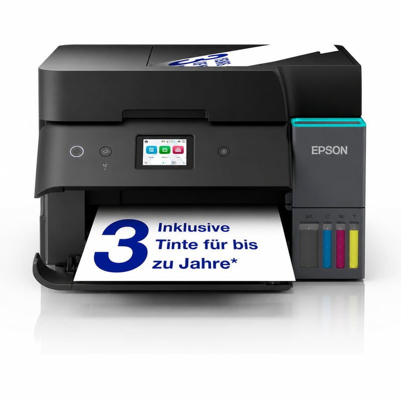 Multifunkčná atramentová tlačiareň Epson EcoTank ET-4950 – Wi-Fi, Ethernet, A4 — Chýba 3-ročná sada atramentov (stav: pozri 2. obrázok)