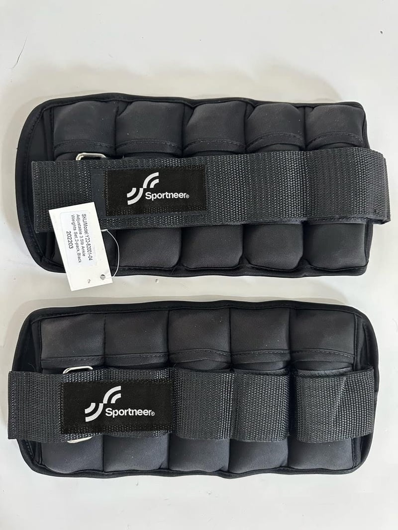 Sportneer Állítható Súlyzott Csuklóbandák és Lábsúlyok, 0,45-1,6 kg Pár