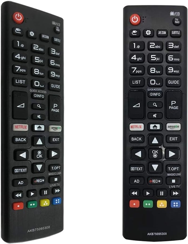 FOXRMT AKB75095308 Univerzális Távirányító LG Smart TV-hez - Beállítás Nélküli Használat, 10m Hatótáv, Kompatibilis 60UJ6309 65UJ6309 43LJ61