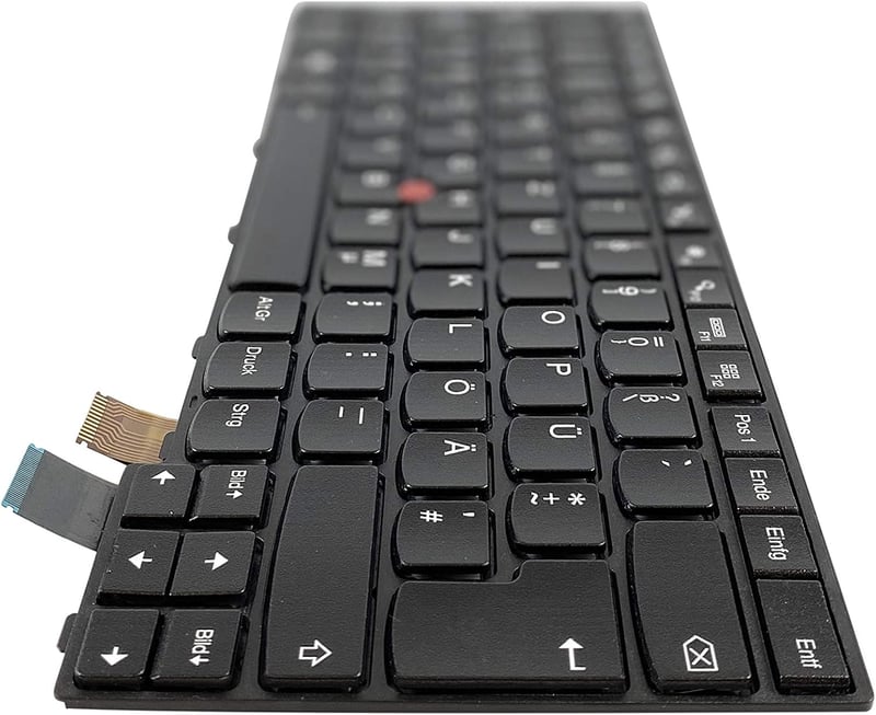 TellusRem Háttérvilágítású Német Billentyűzet Lenovo ThinkPad T460s T470s Laptopokhoz - Könnyen Telepíthető Csere Billentyűzet