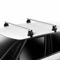 Bare transversale portbagaj Green Valley Easy One EV din aluminiu cu picioare preasamblate — lipsesc un șurub și capacele de capăt (stare: vezi a 2-a imagine) 1