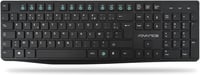 AD ADVANCE Elite Vezeték Nélküli Billentyűzet-Egér Szett - Fekete, 3 Részes Csomag, Ergonomikus, USB Csatlakozás, PC/Laptop/Tablet Kompatibi 2