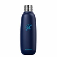 SodaStream Fizz & Go Cool rozsdamentes acél termoszpalack 0,9 l, kék (Blueberry) — tartozékok fele hiányzik (állapot: lásd a 2. képet) 1