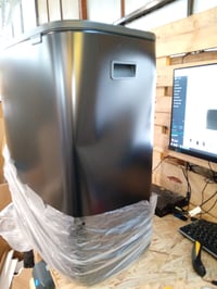 Odpadkový kôš Brabantia Bo Touch Bin Hi, matná čierna, 2 x 30 litrov — plášť stlačený na 4 stranách (stav: pozri 2. obrázok) 5
