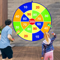 Lbsel Gyerek Darts Tábla - Beltéri/Kültéri Parti Játék, 65cm, 3+ Éveseknek 5