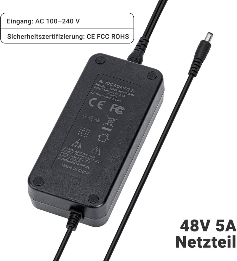 Fosi Audio 48V 5A tápegység Bluetooth sztereó erősítőkhöz és mini Hi-Fi rendszerekhez