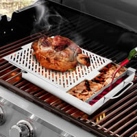 OnlyFire füstölő grillserpenyő vízadagolóval, gáz- és faszenes grillhez 5