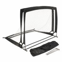 Amazon Basics Pop-up focikapu 2 db-os szett, 121 x 91 cm, hordozható edzőkapu — koszos, rozsdásodás jeleivel (állapot: lásd a 2. képet) 1