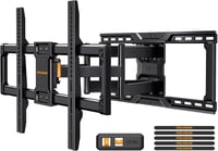 Perlegear TV Fali Tartó 42-90" Képernyőkhöz, 68 kg Teherbírás, Előszerelt, Dönthető, Forgatható, Kihúzható, VESA 600x400mm, Univerzális 1