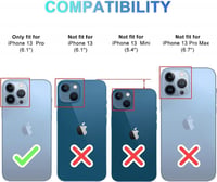 iPhone 13 Pro átlátszó vékony szilikon védőtok, ütésálló 2