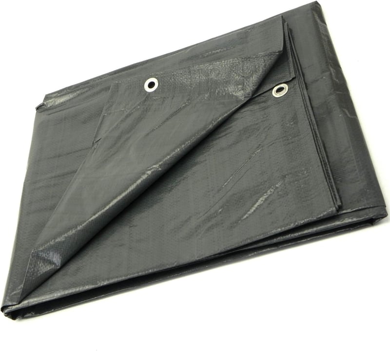 GARDENIX szürke védőponyva 120g/m² - erős, vízálló takarófólia 2x4m