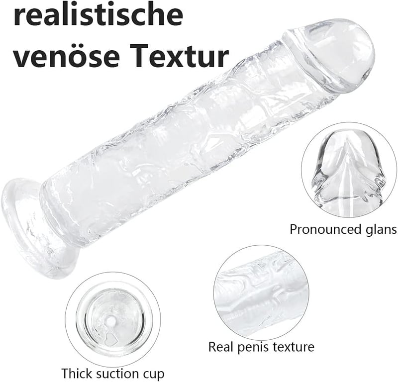 Óriás XXL realisztikus dildó 32 cm, tapadókorongos, férfiaknak és nőknek