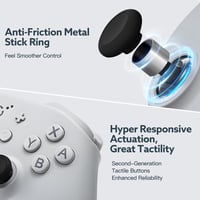 GuliKit KK3 Vezeték Nélküli Kontroller Nintendo Switch/OLED/Steam Deck/Android/iOS Eszközökhöz, Hall-Effekt Joystick, 23 Órás Üzemidő, 6-Ten 4