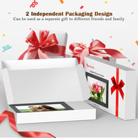 WONNIE Digitális WiFi Képkeret 10.1" HD IPS Érintőképernyővel - 32GB Memória, Frameo App, Fotó és Videó Megosztás, Automatikus Elforgatás 8