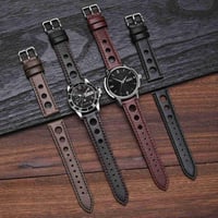 BISONSTRAP Rally Férfi Bőr Óraszíj 20mm Választható Szélességben - Prémium Minőségű Csereszíj Karórákhoz 7