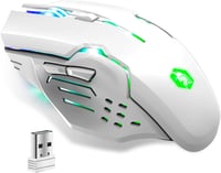 EMPIRE GAMING RF903 Vezeték Nélküli Gamer Egér - RGB LED Háttérvilágítás, 4800 DPI, Ergonomikus, Újratölthető, PS4/PS5/Xbox/PC/Mac Kompatibi 1