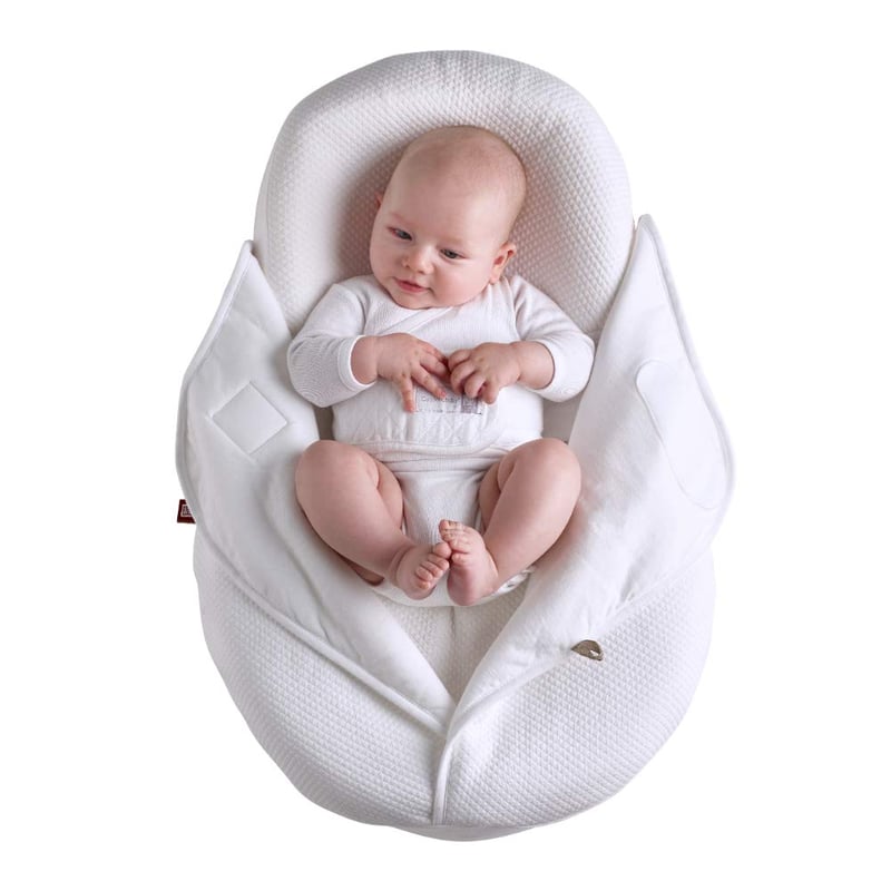 Red Castle Cocoonacover Fleur de Coton Könnyű Babapaplan - 1.0 Tog Hőtartás, Fehér Levél Minta, Pamut Anyag, Géppel Mosható