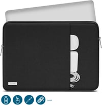 MacBook Air M2/M3 13,6" és Surface Pro 13" Fekete TECOOL Védőtok 2
