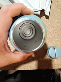 Nerezová fľaša na pitie SIGG Shield ONE Morning Blue na sýtené nápoje, nepriepustná — používaná (stav: pozri 2. obrázok) 2