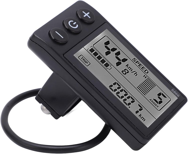 BAFANG S866 LCD kijelző elektromos kerékpárhoz, vízálló, 24V/36V/48V