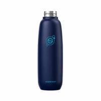 SodaStream Fizz & Go Cool rozsdamentes acél szódáspalack 0,9 l kék duplafalu termoszpalack DUO — hiányzó tető (állapot: lásd a 2. képet) 1