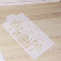 Ramadáni 6 darabos műanyag torta sablon szett muszlim mintákkal 2