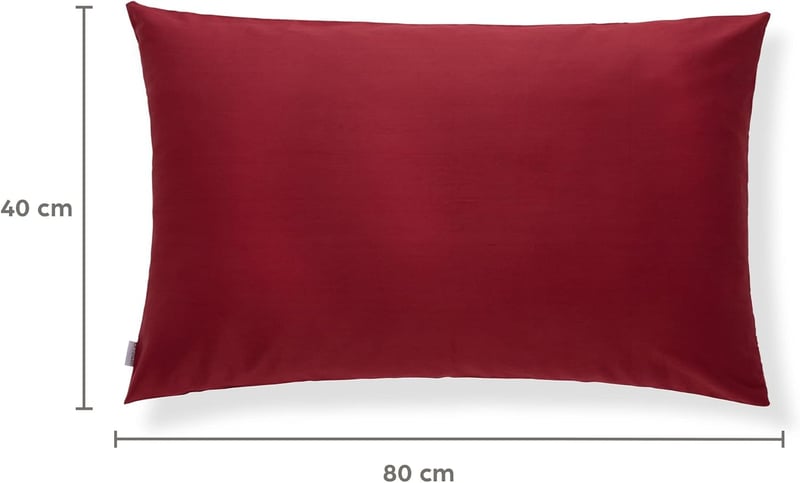 Flowen prémium pamut szatén párnahuzat 40x80 cm, 2 db-os szett, cipzáras, hipoallergén