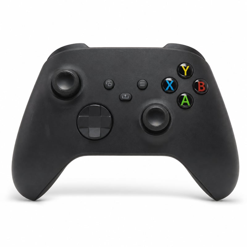 Bezdrôtový ovládač Xbox Wireless Controller Carbon Black — chybný, čiastočne funkčný: ľavá páčka má drift (stav: pozri 2. obrázok)