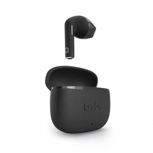 Căști True Wireless semi-deschise SBS Go Pods cu carcasă de încărcare, control tactil — casca dreaptă nu funcționează (stare: vezi a doua imagine)