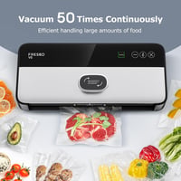 Fresko V5 automata vákuumfóliázó gép - száraz és nedves ételekhez, sous vide főzéshez, 10 zacskóval 2