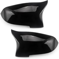 Asasytal Tükör Borítás BMW 5/6/7 Sorozathoz F10 F11 F18 LCI GT F07 F06 F12 F13 F01 F02 - Fényes Fekete ABS Műanyag Visszapillantó Tükör Burk 1